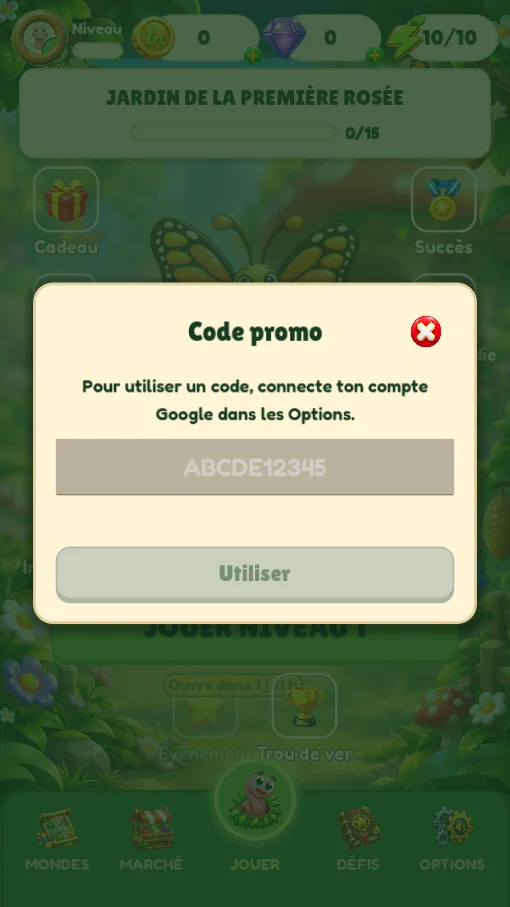 Code promo